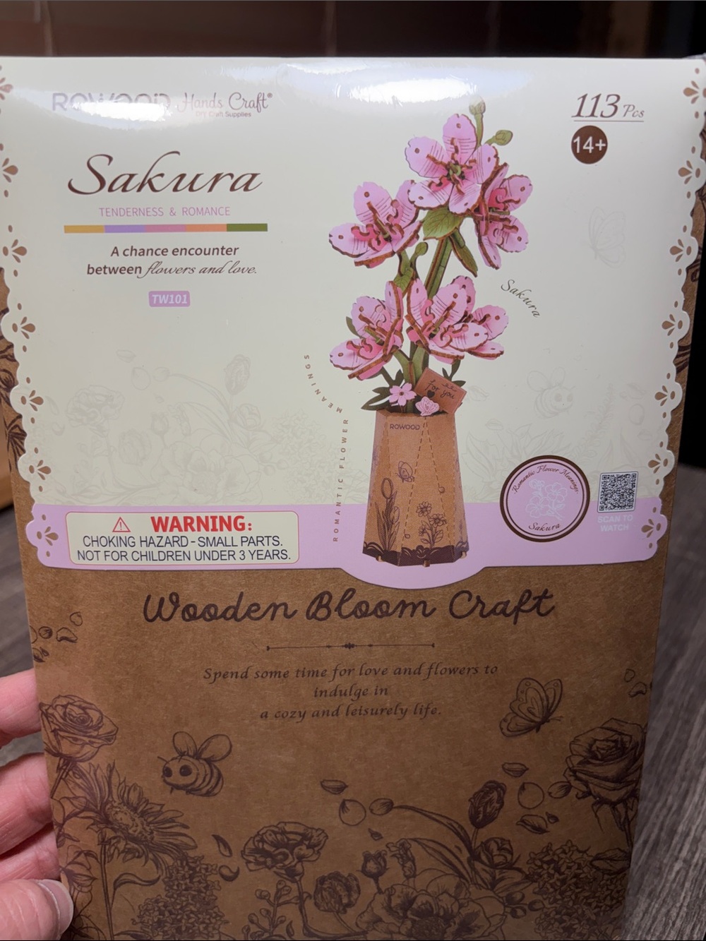 ☄️5 for $20☄️ ROWOOD Sakura Wooden Bloom Craft Kit